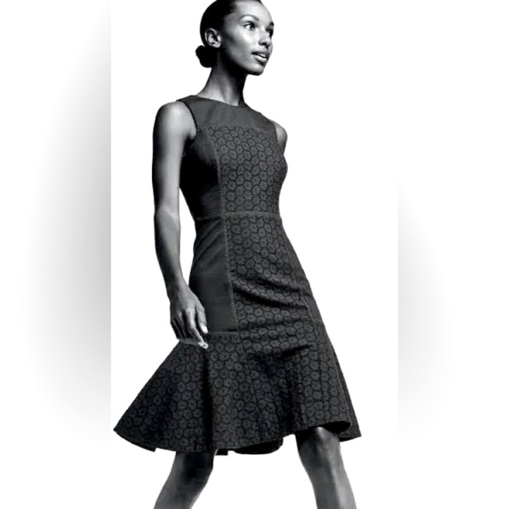 J. Crew Collection Black Lace Dress Size 16